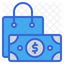 Bolsa Compras Dinero Icon