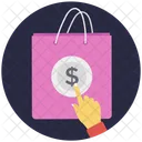 Compras Comprador Bolsa Icono