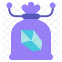 Bolsa de cristal  Icono