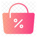 Bolsa de descuento  Icono