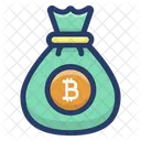 Saco de dinero bitcoin  Icon