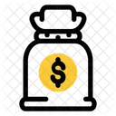 Bolsa de dinero  Icono