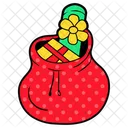Bolsa de papai noel  Ícone