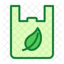 Bolsa Ecologica Bolsa De Plastico Hoja Icon