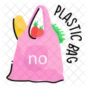 Bolsa de plastico  Icono