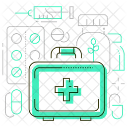 Bolsa de primeros auxilios  Icono