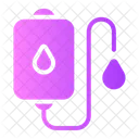 Bolsa De Sangre Icono