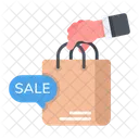 Bolsa de venta  Icono