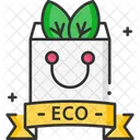 Saco A Eco Saco Ecologico Saco Ecologico Ícone