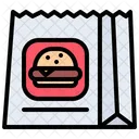 Bolsa de hamburguesa  Icono