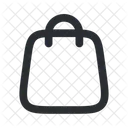 Bolsa Compras Bolsa De Papel Icono