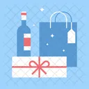 Bolsa De Transporte Compras Botella Icono