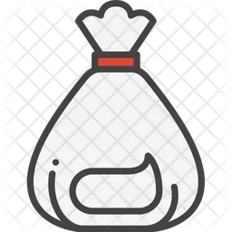 Bolsa para caca de perro  Icono