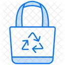 Bolsa Reciclada Bolsa Bolsa Desechable Icono