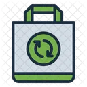 Bolsa Reutilizable Residuo Cero Compras Icono