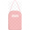 Bolsa rosa  Ícone