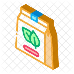 Bolsita de té verde  Icono