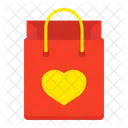 Bolso con Corazón  Icono