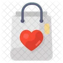 Bolso De Compras Bolso De Amor Bolso De San Valentin Icono