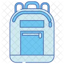 Mochila de escuela  Icono