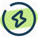 Bolt Circle Arrow Circle Icon