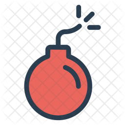 Bomb Icon Of Colored Outline Style Available In Svg Png Eps Ai Icon Fonts