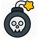 Bomb Skull Explosion Icon
