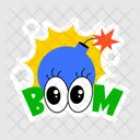 Bomb Sound Bomb Blasting Bomb Boom Icon