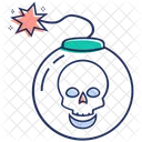 Bomb Explosive Material Exploding Weapon Icon