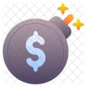 Bomb Debt Explosive Icon