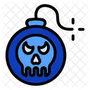 Bomb Skull Virus Icon