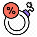 Bomb Sale Big Sale Blast Sale Icon