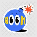 Bomb Sound Bomb Blasting Bomb Boom Icon
