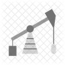 Bomba De Aceite Plataforma Petrolera Industria Petrolera Icono