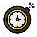 Bomba De Tiempo Reloj Bomba Icono