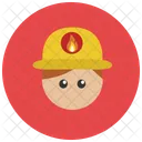 Bombeiro Avatar Ícone