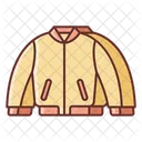 Bomber Jacket Winter Attire Zipper Jacket Icon