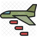 Bomber Plane Air Force War Icon
