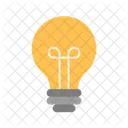 Bombilla Idea Bombilla Electrica Icono