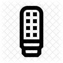 Bombilla Electrica Iluminacion Icono