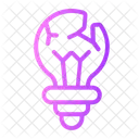 Bombilla Electrica Icono
