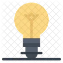 Bombilla Electrica Luz Icono
