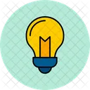 Bombilla Energia Idea Icon