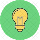 Bombilla Energia Idea Icon