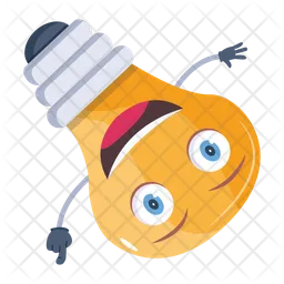 Bombilla Emoji Icono