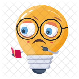 Bombilla Emoji Icono