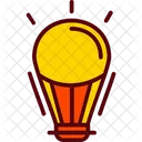 Bombilla Electrica Lampara Icono