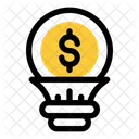 Bombilla de ideas  Icono