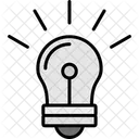Bombilla Idea Solucion Icono