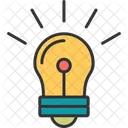Bombilla Idea Solucion Icono